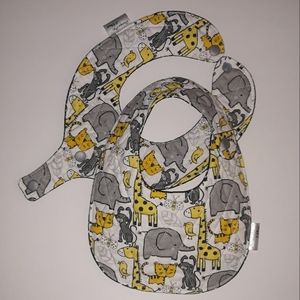 (New) Baby Bib & Binky Set